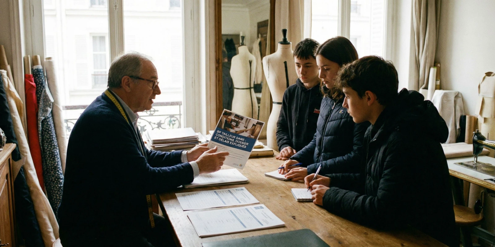 Comment s'inscrire au BP Tailleur Dame ? Conditions, Dossier et Délais Expliqués