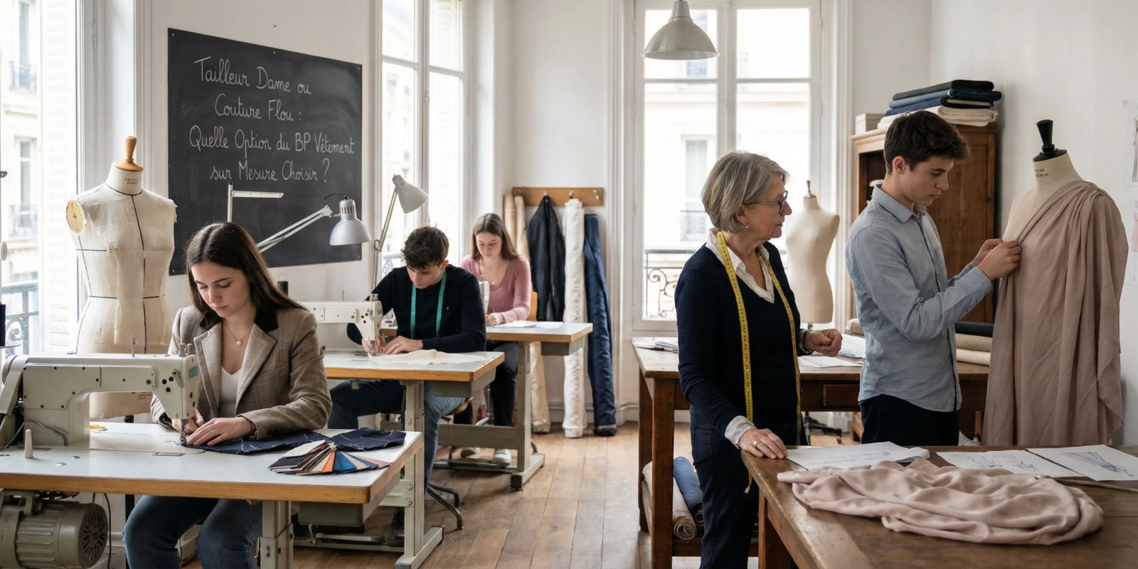 Tailleur Dame ou Couture Flou : Quelle Option du BP Vêtement sur Mesure Choisir ?